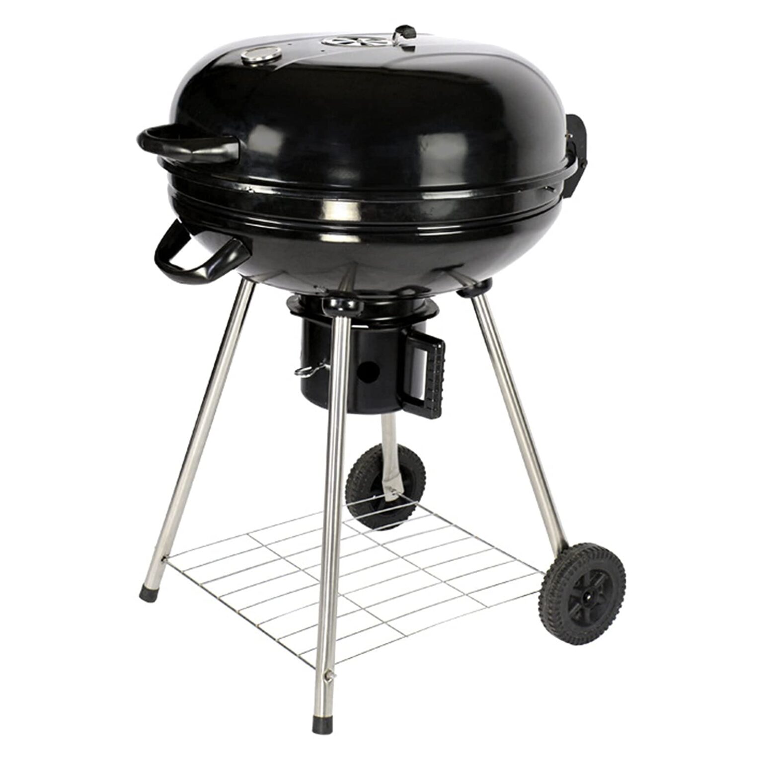 Charcoal Barbecue Kettle Barbecue with Thermometer Grill - Image 1
