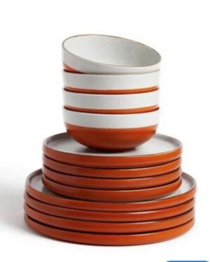 Sainsbury's Home Rust Speckle Boxset 12pc