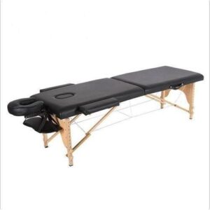 Black Wooden Massage Bed